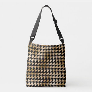 Sac Ajustable L'or métallique accroche la dent, motif de mode.