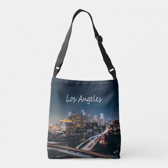 Sac Ajustable Los Angeles California City Skyline la nuit (Dos)