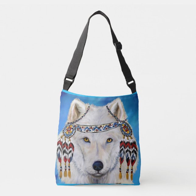 Sac Ajustable Loup blanc (Devant)