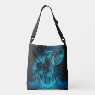 Sac Ajustable Loup de feu bleu