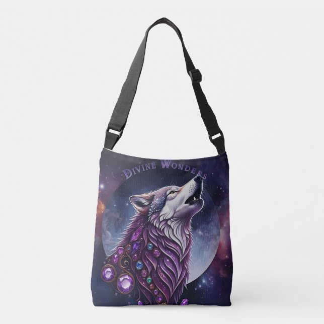 Sac Ajustable Loup des Merveilles Divines (Devant)