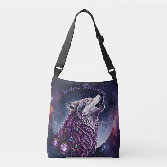 Sac Ajustable Loup des Merveilles Divines (Devant)
