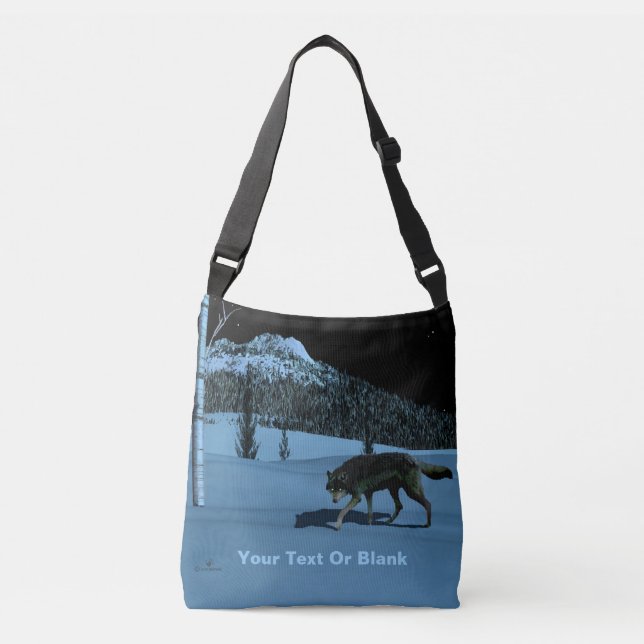 Sac Ajustable Loup d'hiver - Tapetum Lucidum (Devant)
