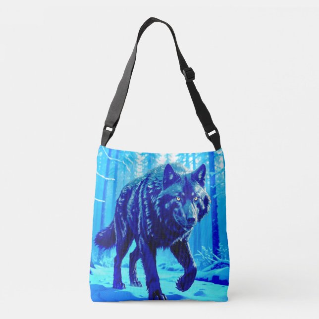 Sac Ajustable Loup givre (Dos)