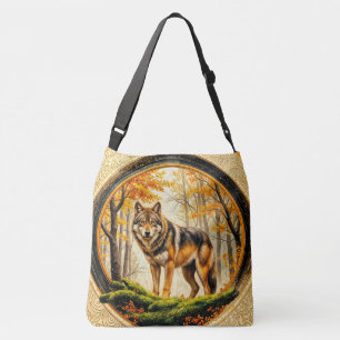 Sac Ajustable Loup Solitaire Branché