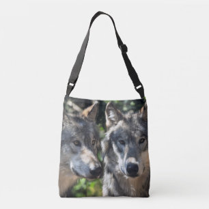 Sac Ajustable Loups gris en pleine nature