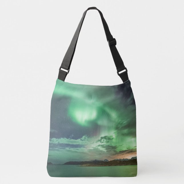Sac Ajustable Lueurs boréales Norvège (Devant)