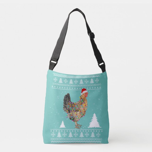 Sac Ajustable Lumières de poulets avec le pyjama de Noël du Père (Devant)