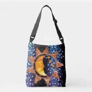 Sac Ajustable Lune de soleil avec les coeurs fourre-tout
