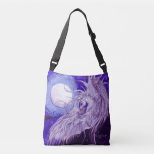 Sac Ajustable Lune lunaire pourpre bleue de Pegasus Pegacorn de