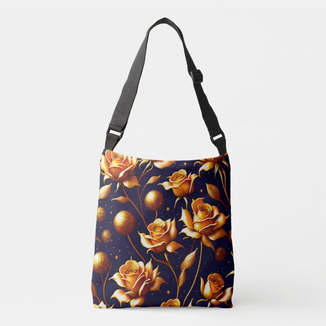 Sac Ajustable Luxe Gold Boho Rose Collection moderne (Devant)