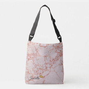 Sac Ajustable Luxe Rose Rose Blush Parties scintillant Marble Aj