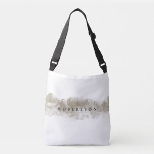 Sac Ajustable Luxueux Vintage Golden White Ajouter Votre Nom