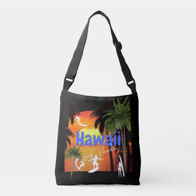 Sac Ajustable Magasin de Surf de Plage d'Hawaii (Devant)