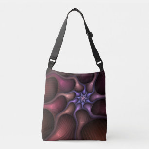 Sac Ajustable Magique brillant Abstrait rayé coloré Fractal
