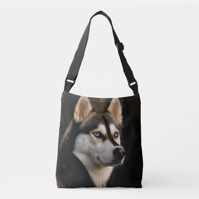 Sac Ajustable Magnifique Coussin de Lancement Husky (Devant)