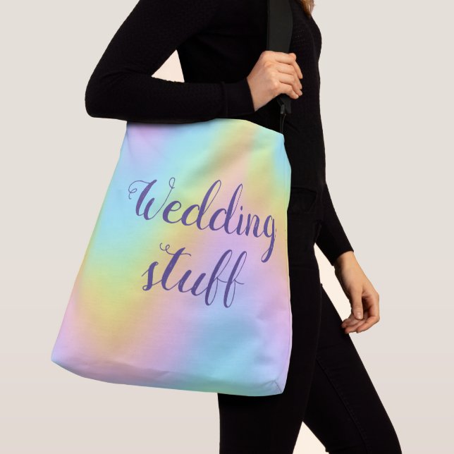 Sac Ajustable Magnifique Pastel Rainbow "Stuff Mariage" (De près)
