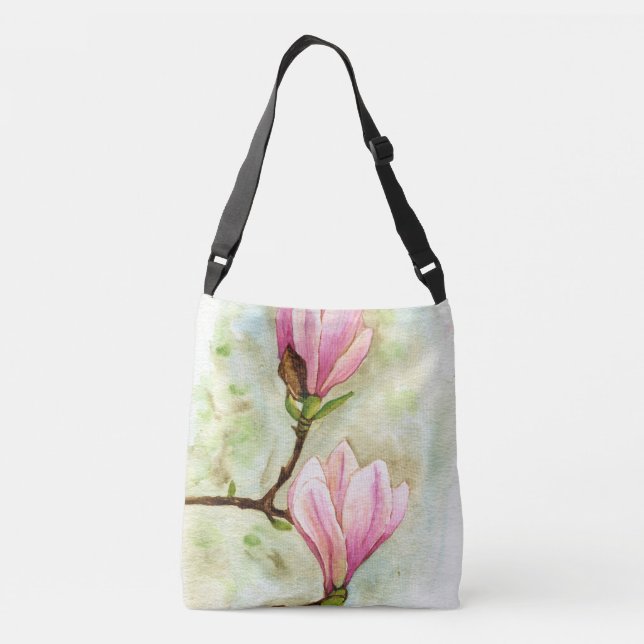 Sac Ajustable Magnolia, l'élégance des fleurs de printemps (Dos)