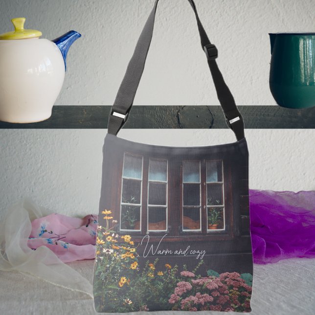 Sac Ajustable Maison de campagne avec jardin rustique (Créateur téléchargé)