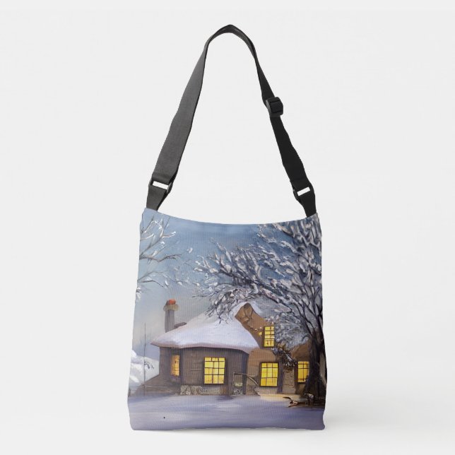 Sac Ajustable Maison d'hiver (Devant)