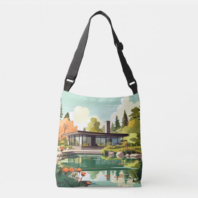 Sac Ajustable Maison moderne du milieu du siècle #94 (Devant)