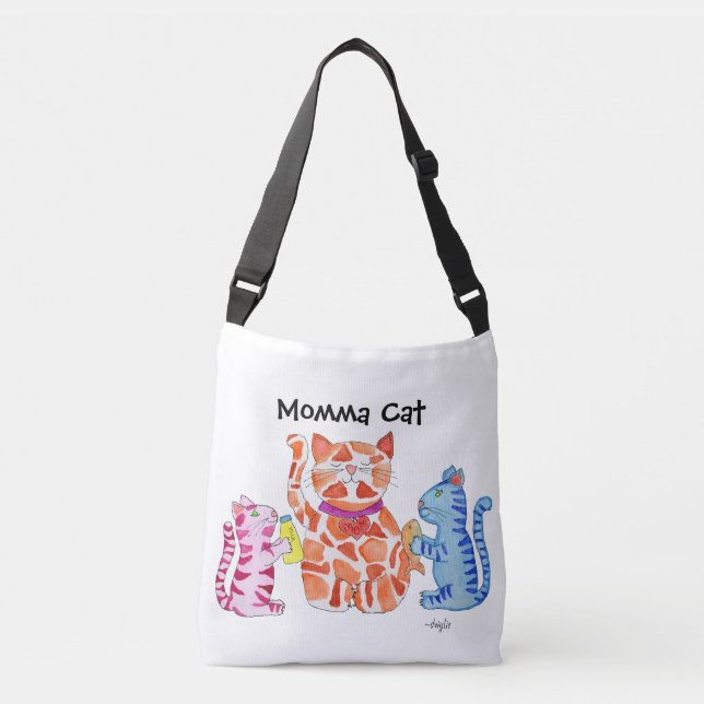 Sac Ajustable Maman Chat et Chatons (Devant)