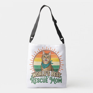 Sac Ajustable Maman Chat Sauvetage Animal