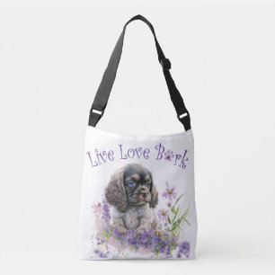 Sac Ajustable Maman Chien Cocker Spaniel Floral