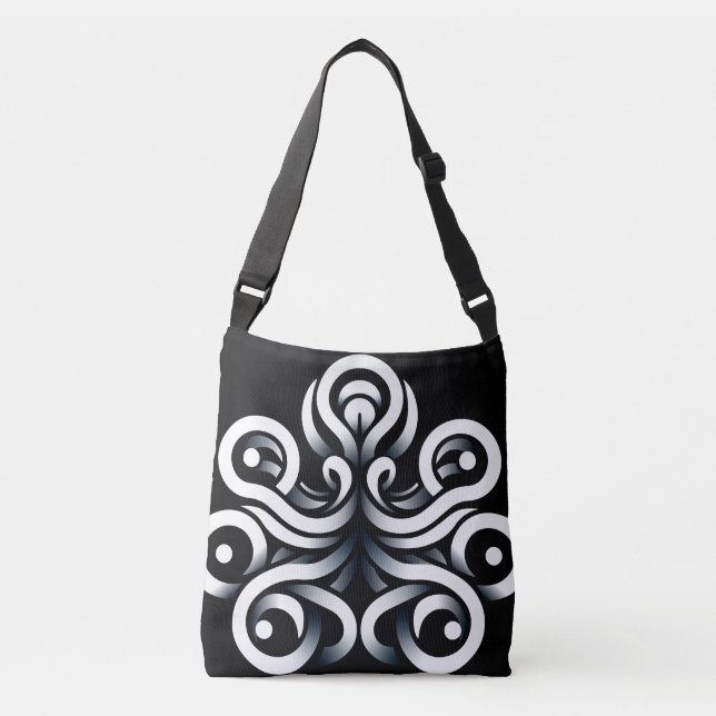 Sac Ajustable Mandala abstrait géométrique sacré Zen minimal (Devant)