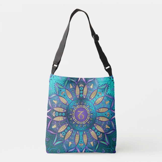 Sac Ajustable Mandala de Capricorne de signe de zodiaque (Dos)
