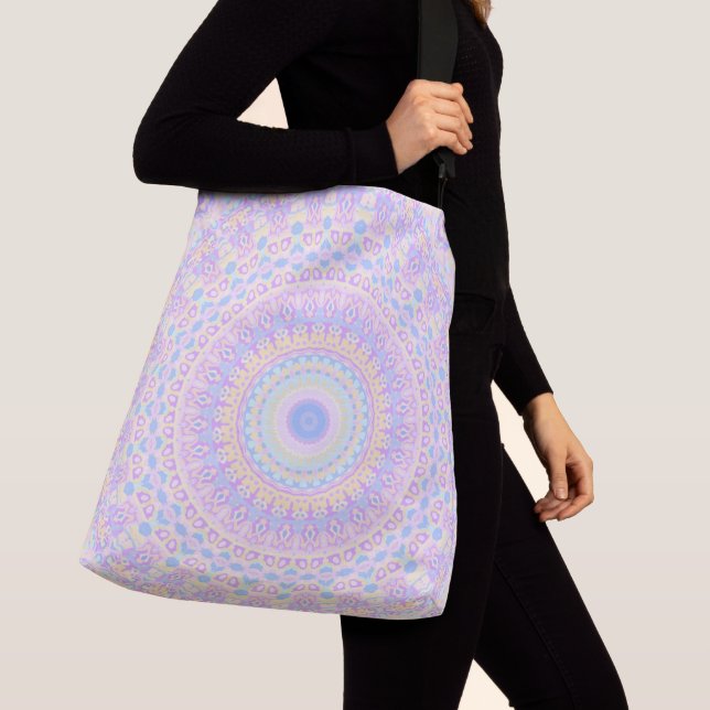 Sac Ajustable Mandala Hippie Coloré Groovy  (De près)