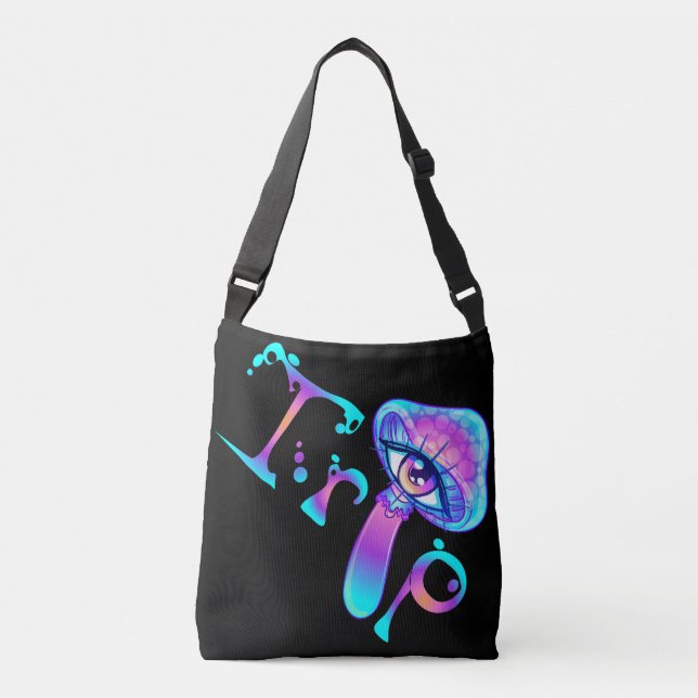 Sac Ajustable Mangez-moi Champignons et voyage (Devant)
