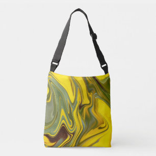 Sac Ajustable Marble Waves Yellow Digital Paper-55448