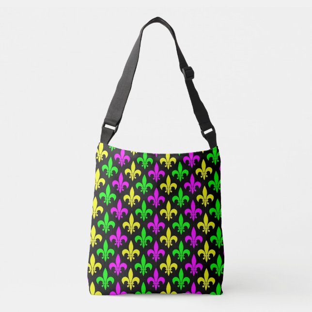 Sac Ajustable Mardi Gras Fleur De Lis (Devant)