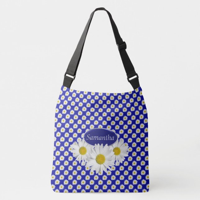 Sac Ajustable Marguerites de Shasta blanches faites sur commande (Devant)