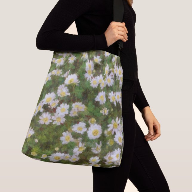 Sac Ajustable Marguerites Peintes Dans Un Style Impressionniste (De près)