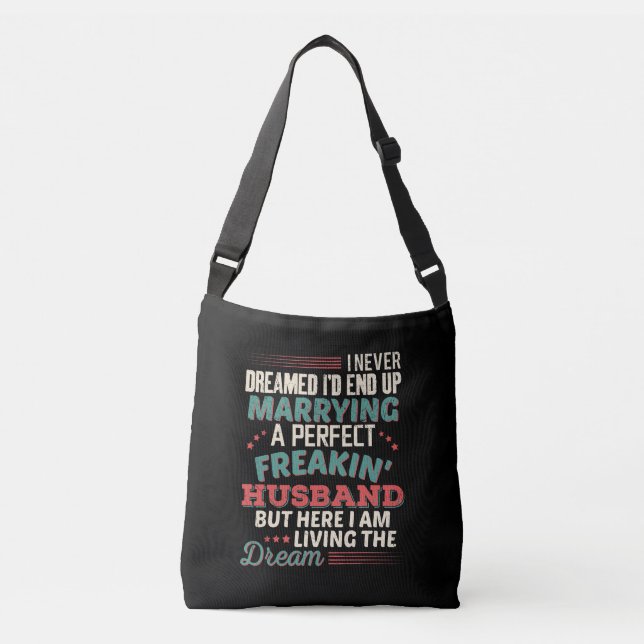 Sac Ajustable Mari Épouse Parfaite et Sarcastique sur mesure (Devant)