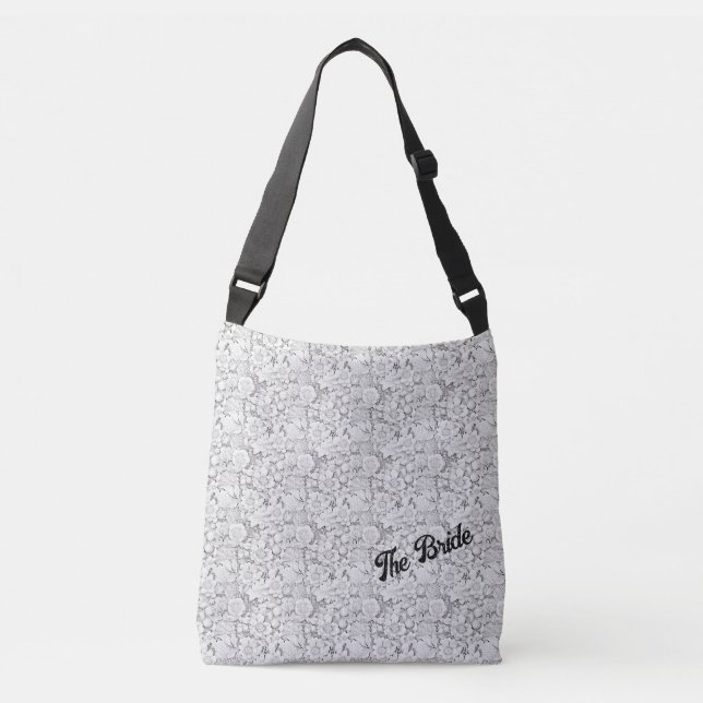 Sac Ajustable Mariées personnalisable Floral (Devant)