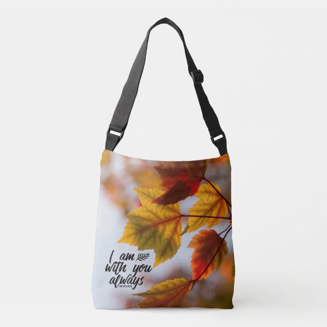Sac Ajustable Matthew 28 20 I Cas de Leaves With You Always (Devant)