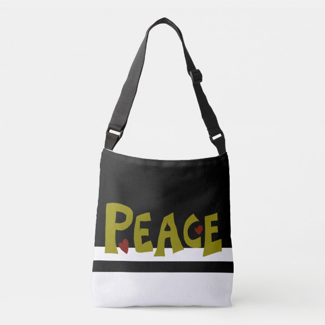 Sac Ajustable MAZIPOODLES Paix Olive Vert (Devant)
