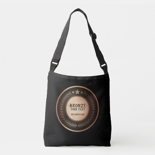 Sac Ajustable MÉDAILLE Bronze Champion DIY IMPRESSION PERSONNALI (Devant)