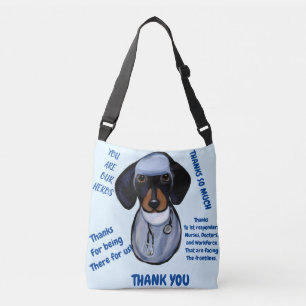 SAC AJUSTABLE MÉDECIN DACHSHUND