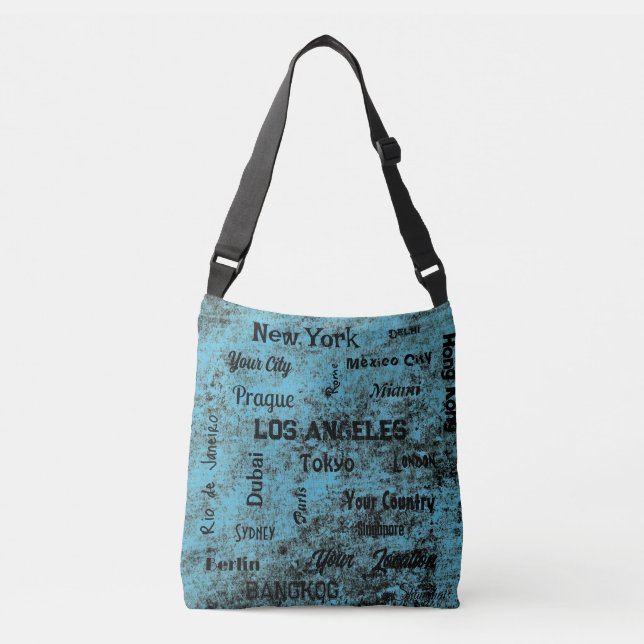 Sac Ajustable mégapoles rustiques et chic du monde (Devant)