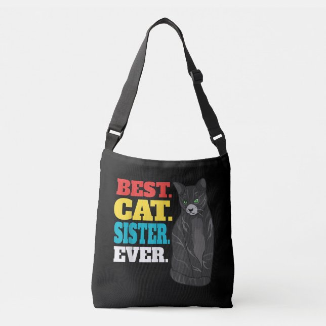 Sac Ajustable Meilleur Chat Soeur Jamais Mignonne Kitty Chat Lov (Devant)