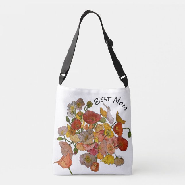 Sac Ajustable Meilleure maman Bright Poppy (Dos)