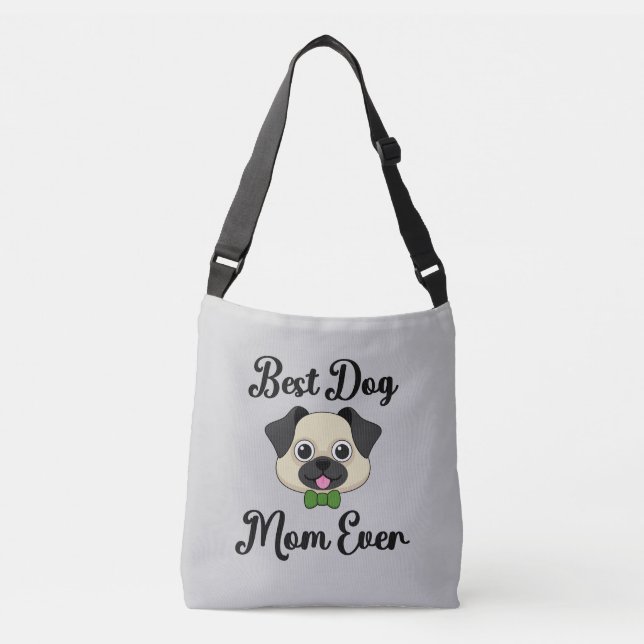 Sac Ajustable Meilleure maman de chien jamais (Devant)