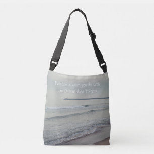 Sac Ajustable Mer froide et calme pendant la journée d'hiver