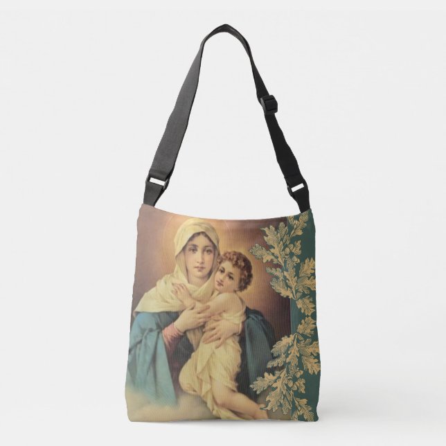 Sac Ajustable Mère bénie Mary de Vierge avec le bébé Jésus (Devant)