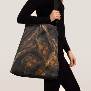 Sac Ajustable Mère Terre Abstrait Art Corps croisé