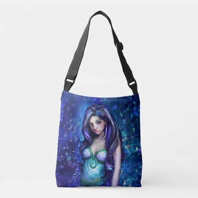 Sac Ajustable Mermaid Sea Goddess Nymphe Siren Art sous-marin (Devant)